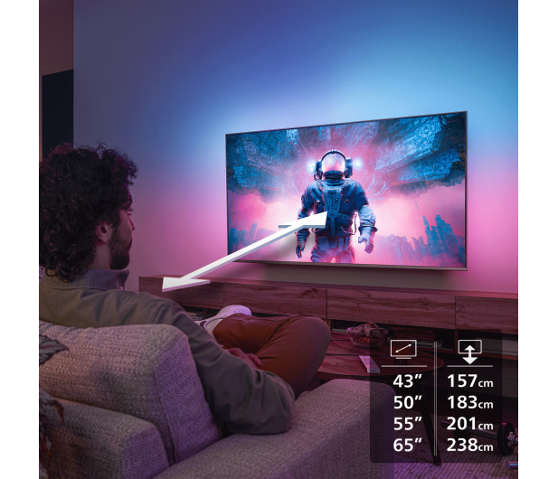 Philips 43PUS8001/12 43" LED 4K Smart TV Ambilight - 1529914 - zdjęcie 8